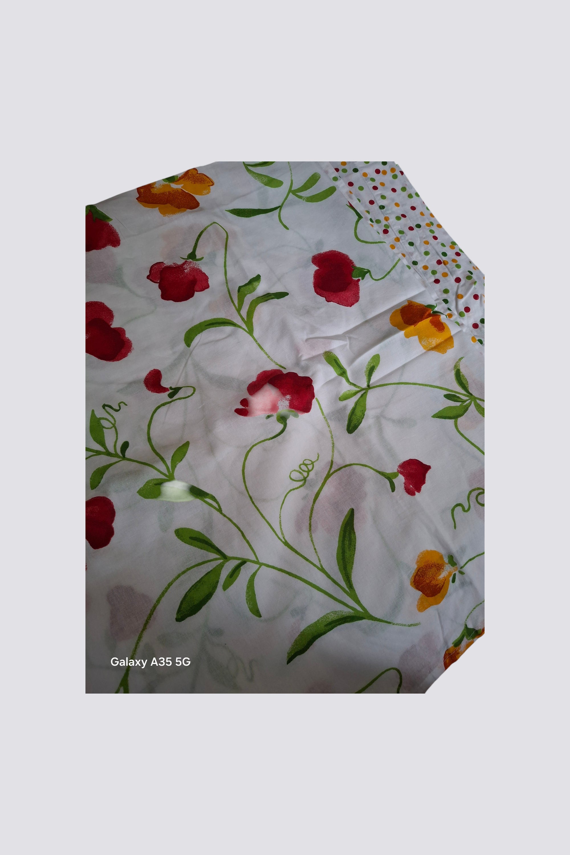 Drap plat floral