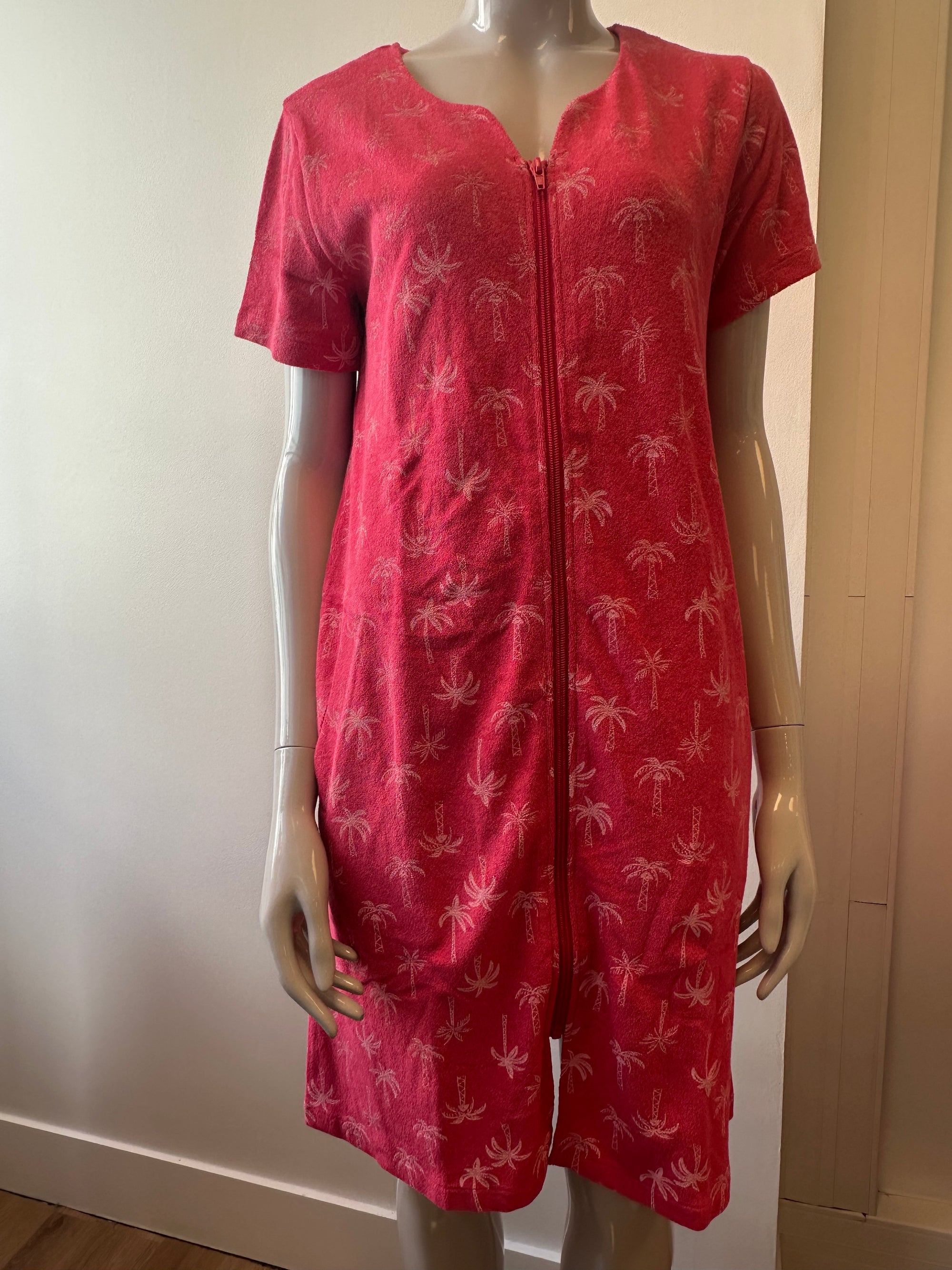 Robe en éponge zippée