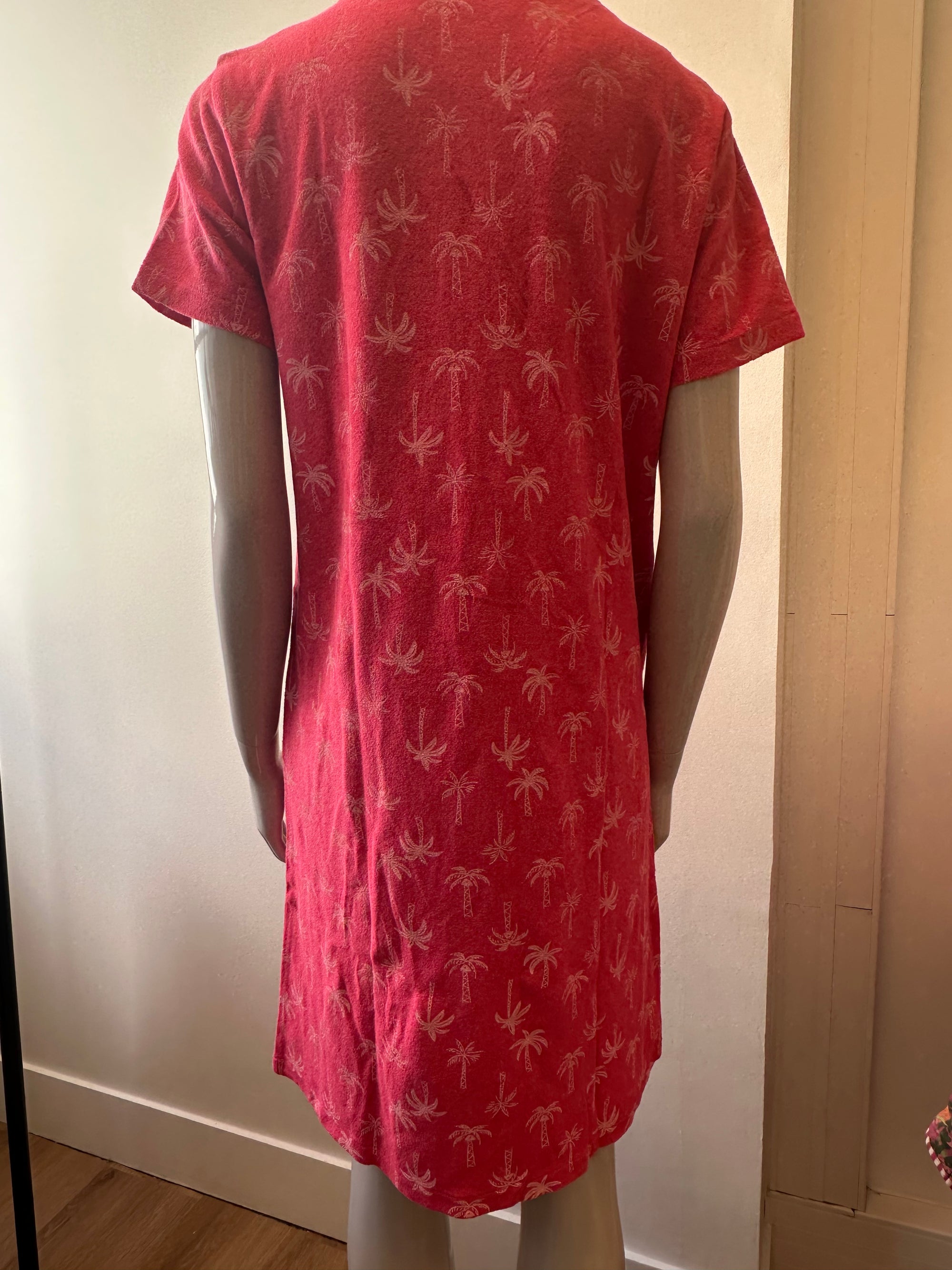 Robe en éponge zippée