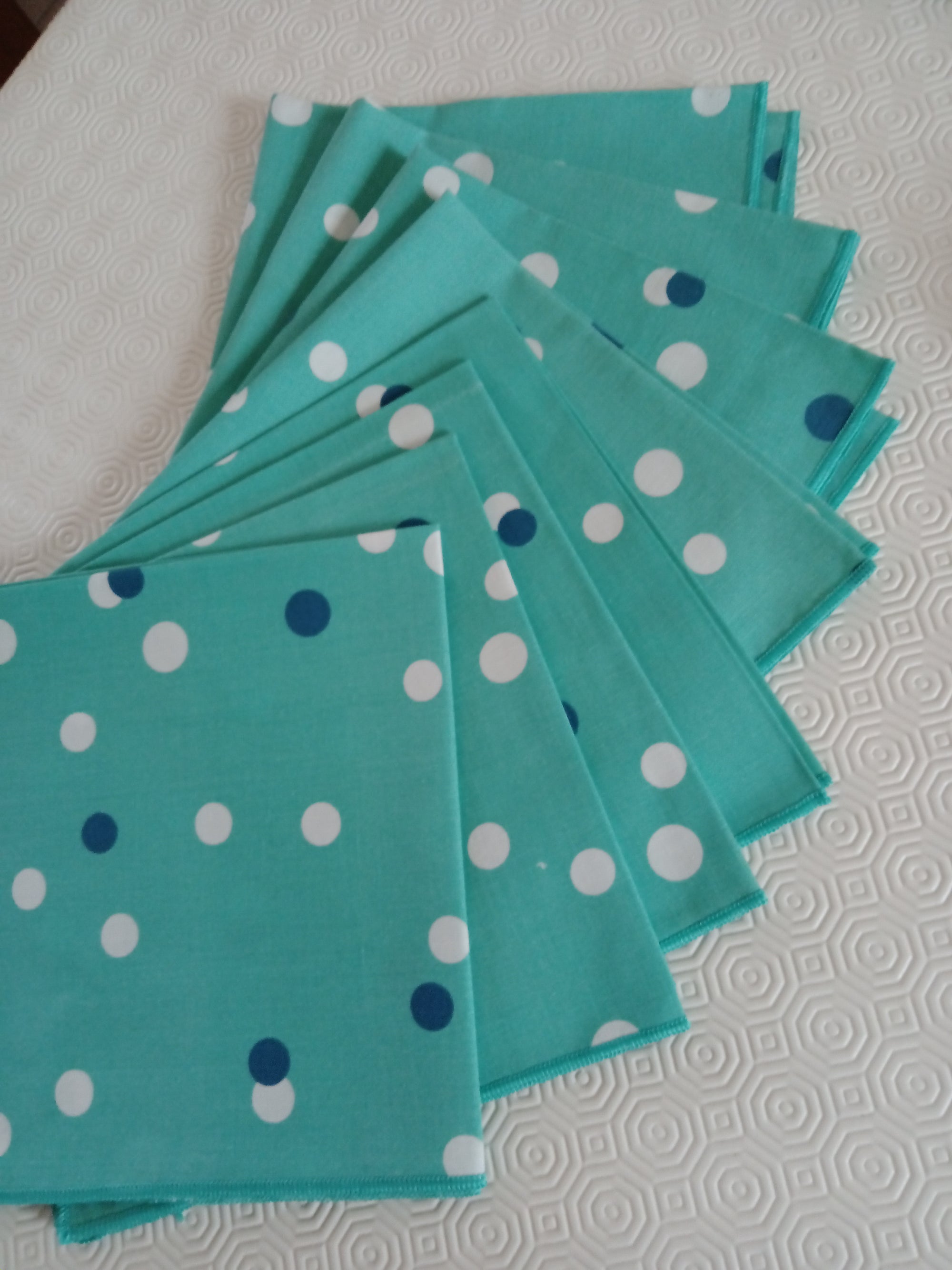 Lot 8 serviettes de table