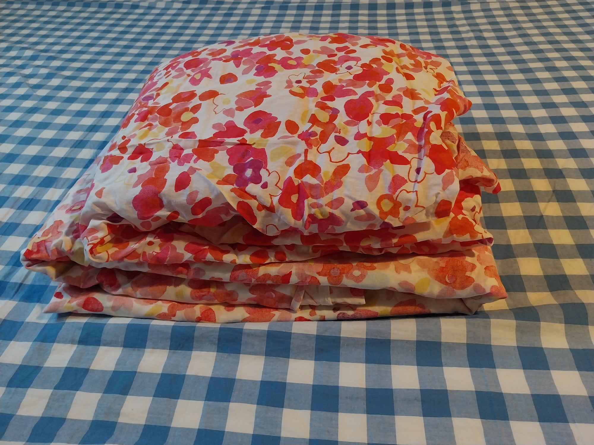 Parure de lit motif floral