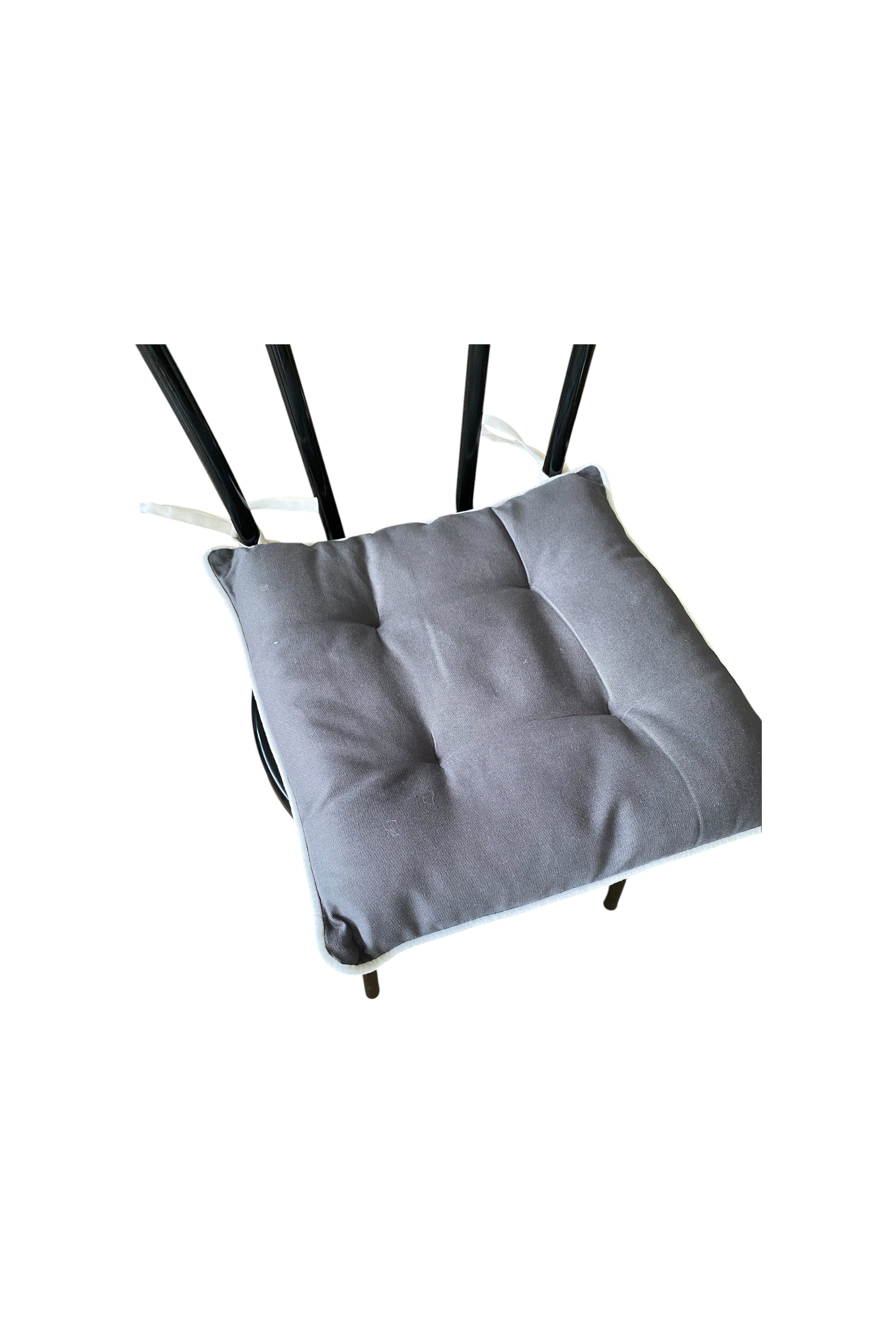 2 coussins de chaise Coussins de chaise unis