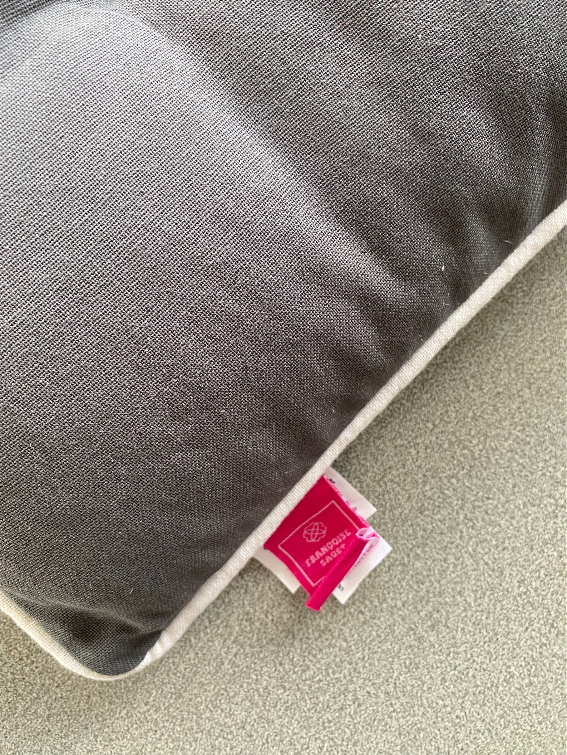 2 coussins de chaise Coussins de chaise unis