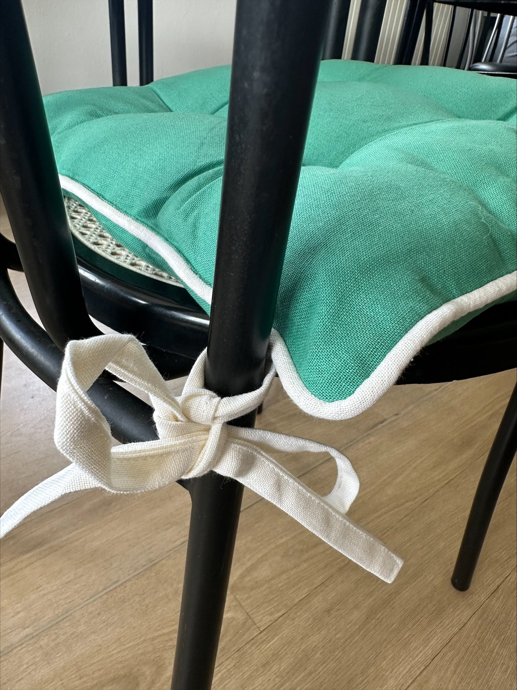 2 coussins de chaise Coussins de chaise unis