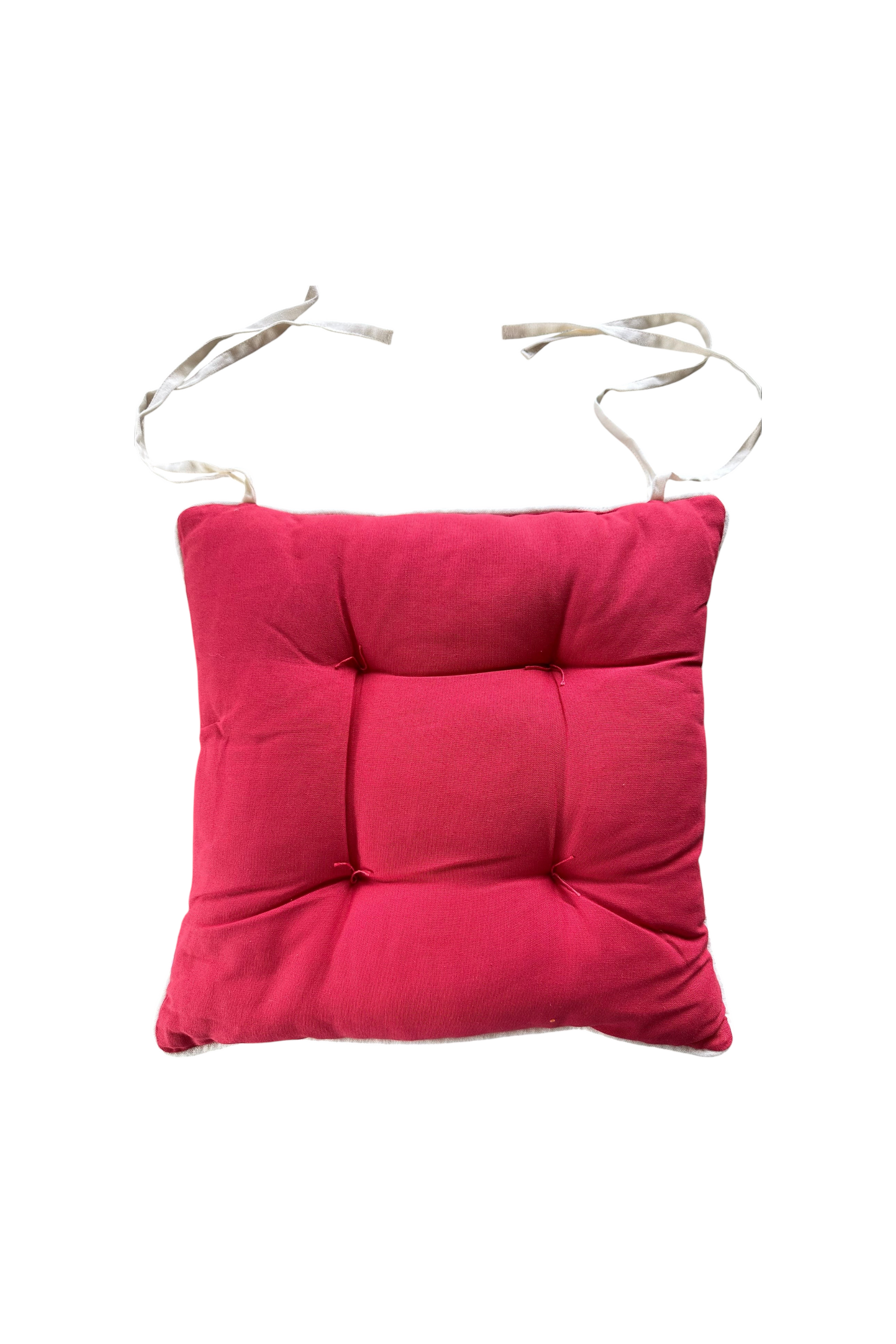 2 coussins de chaise Coussins de chaise unis