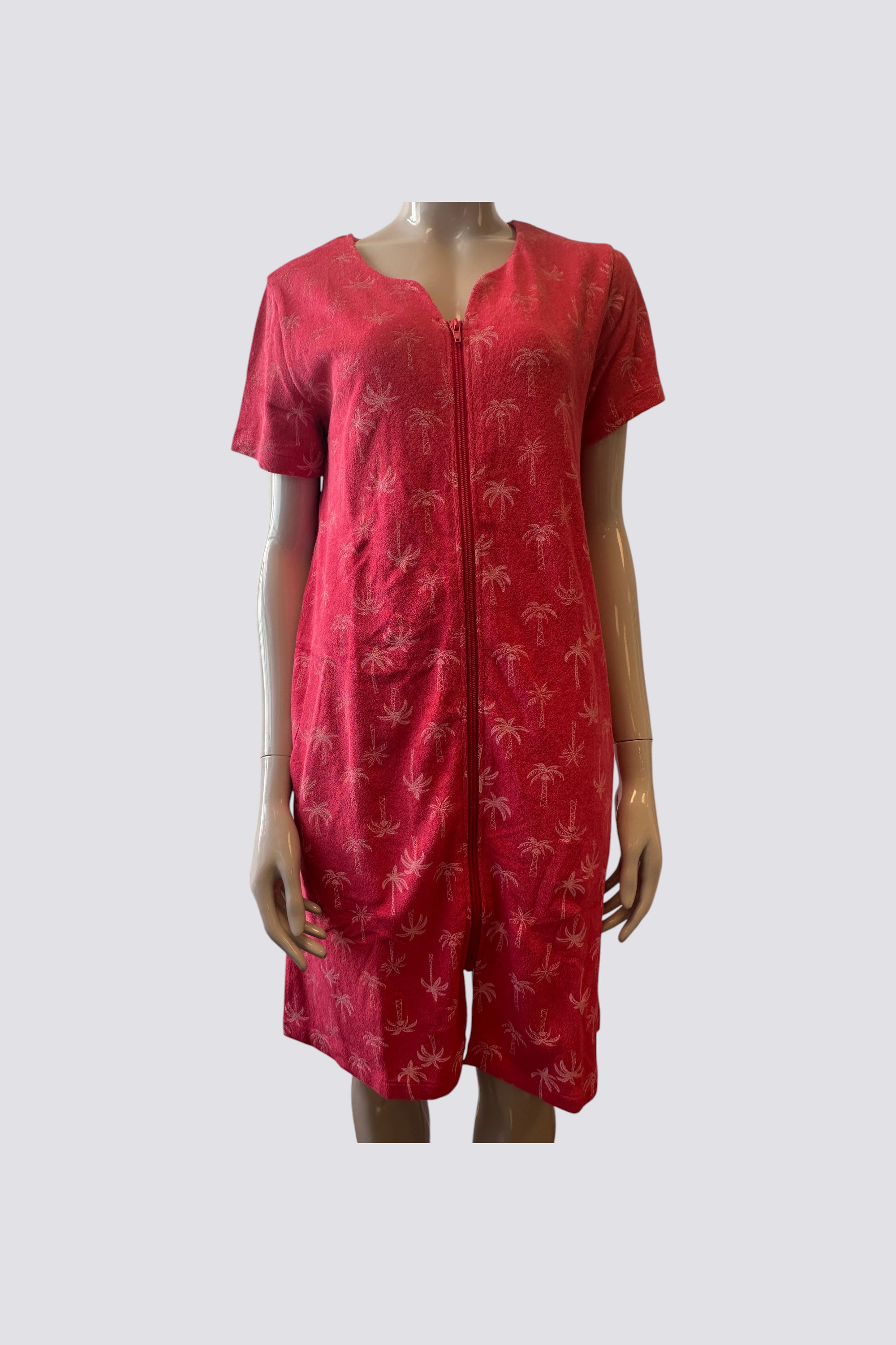 Robe en éponge zippée