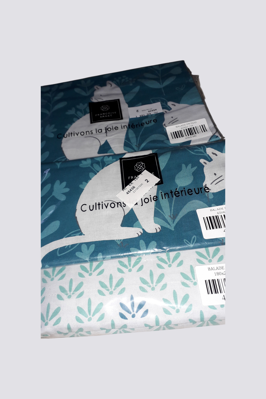 drap une personne + 2 taies oreiller