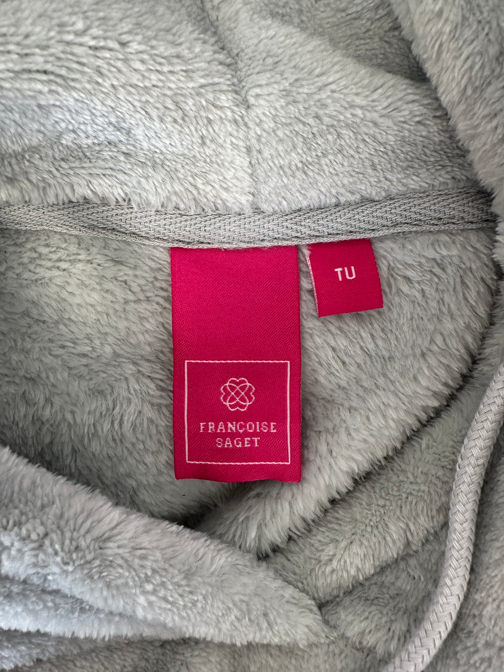 Poncho polaire peluche