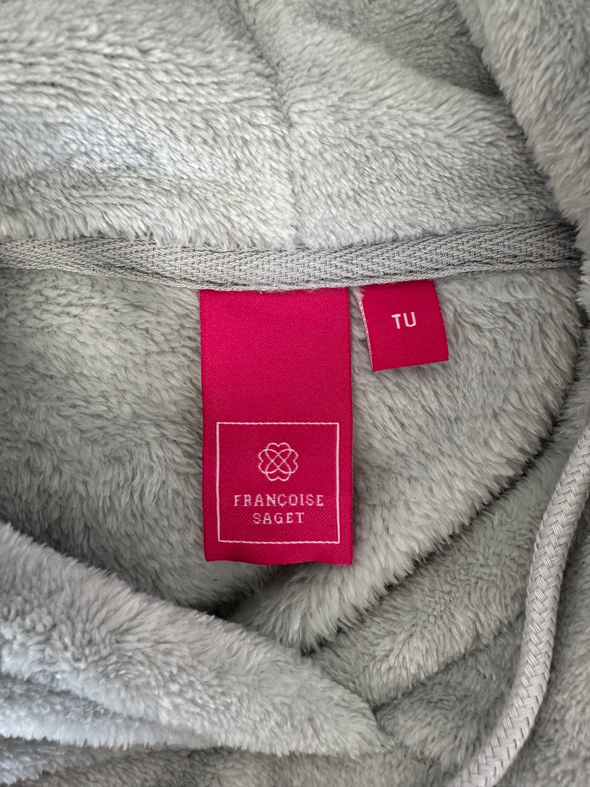 Poncho polaire peluche