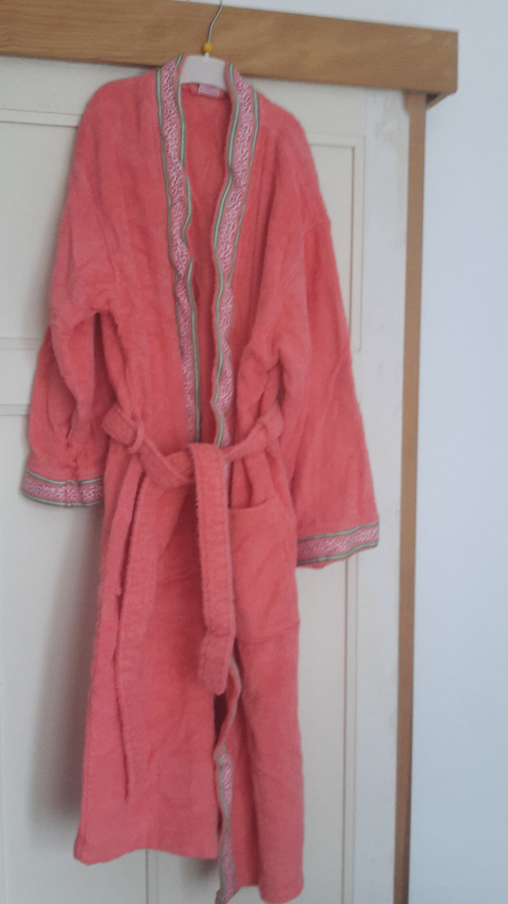 Peignoir de bain rose