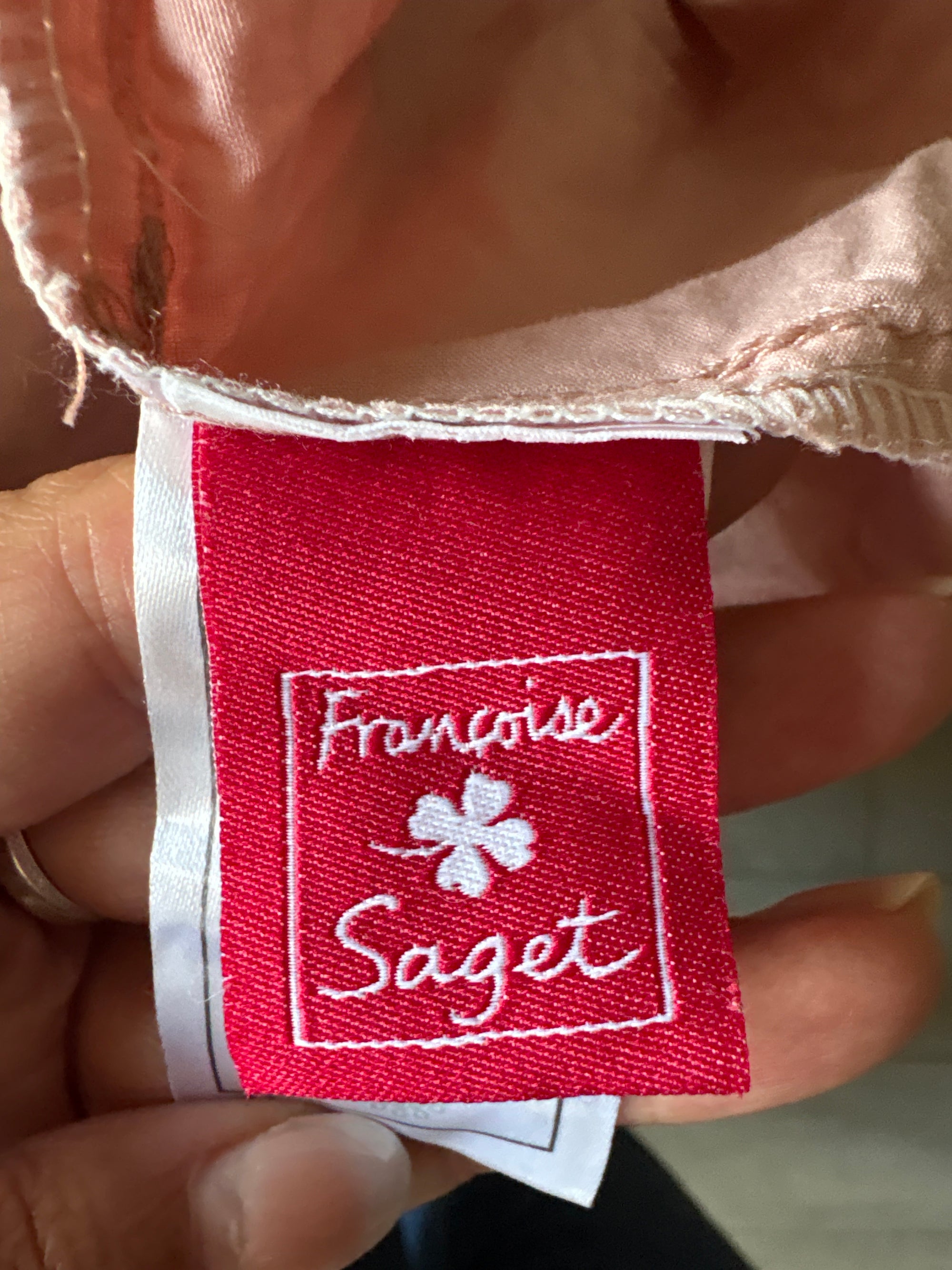 Housse de couette uni rose pâle