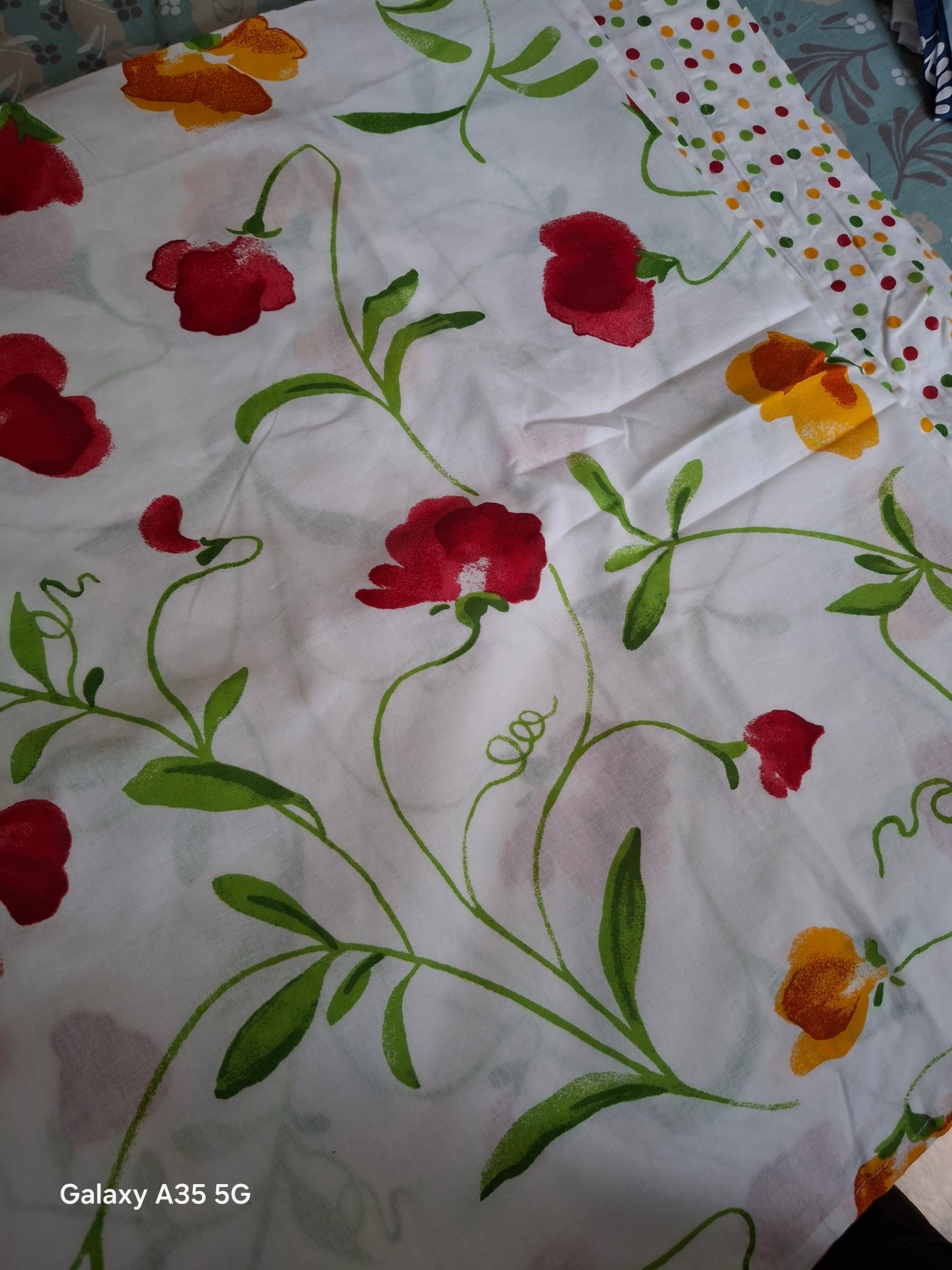 Drap plat floral