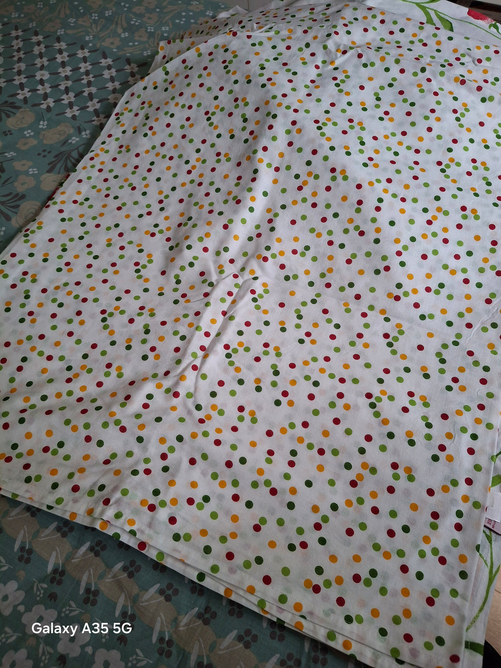 Drap plat floral