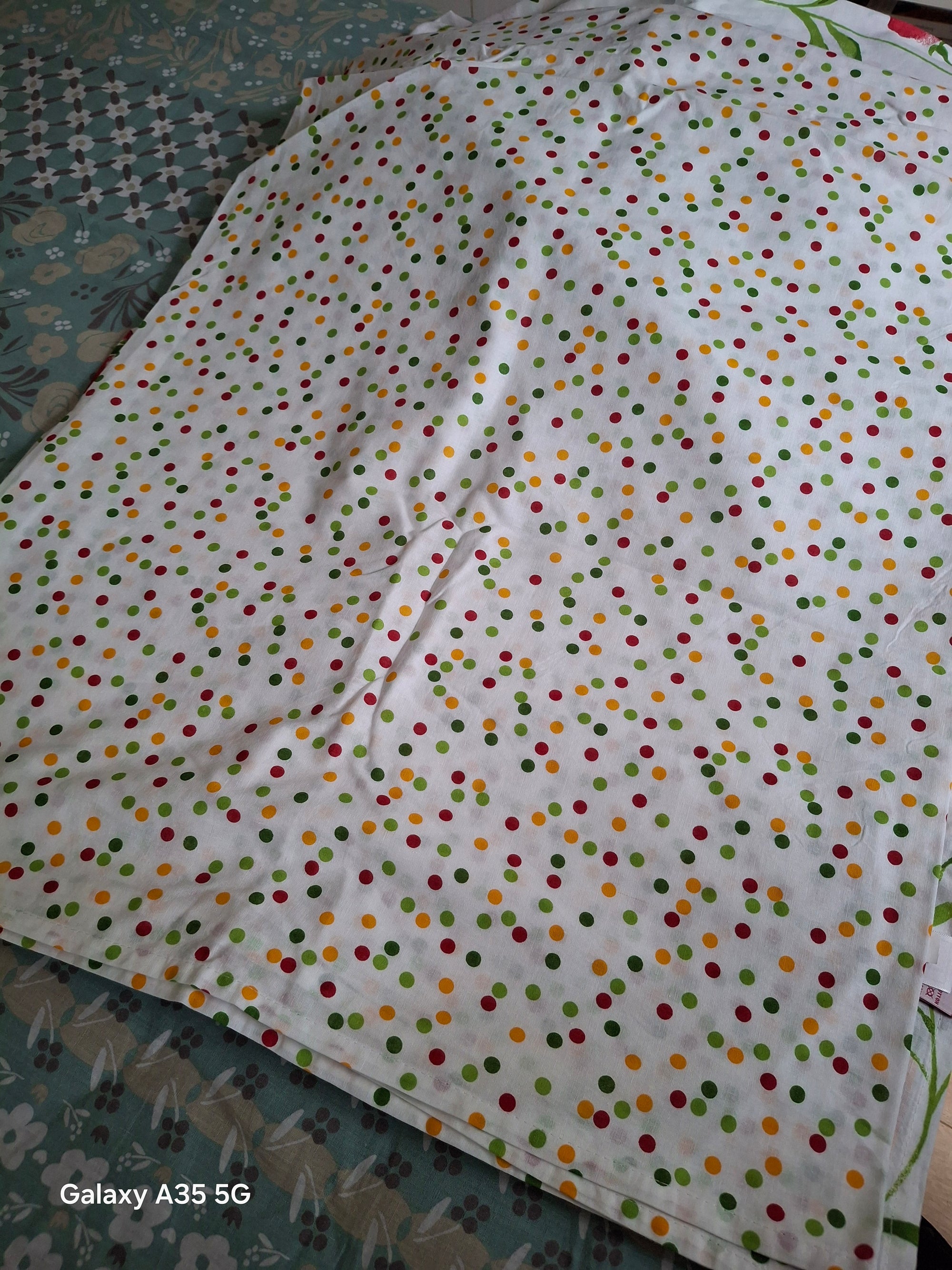 Drap plat floral