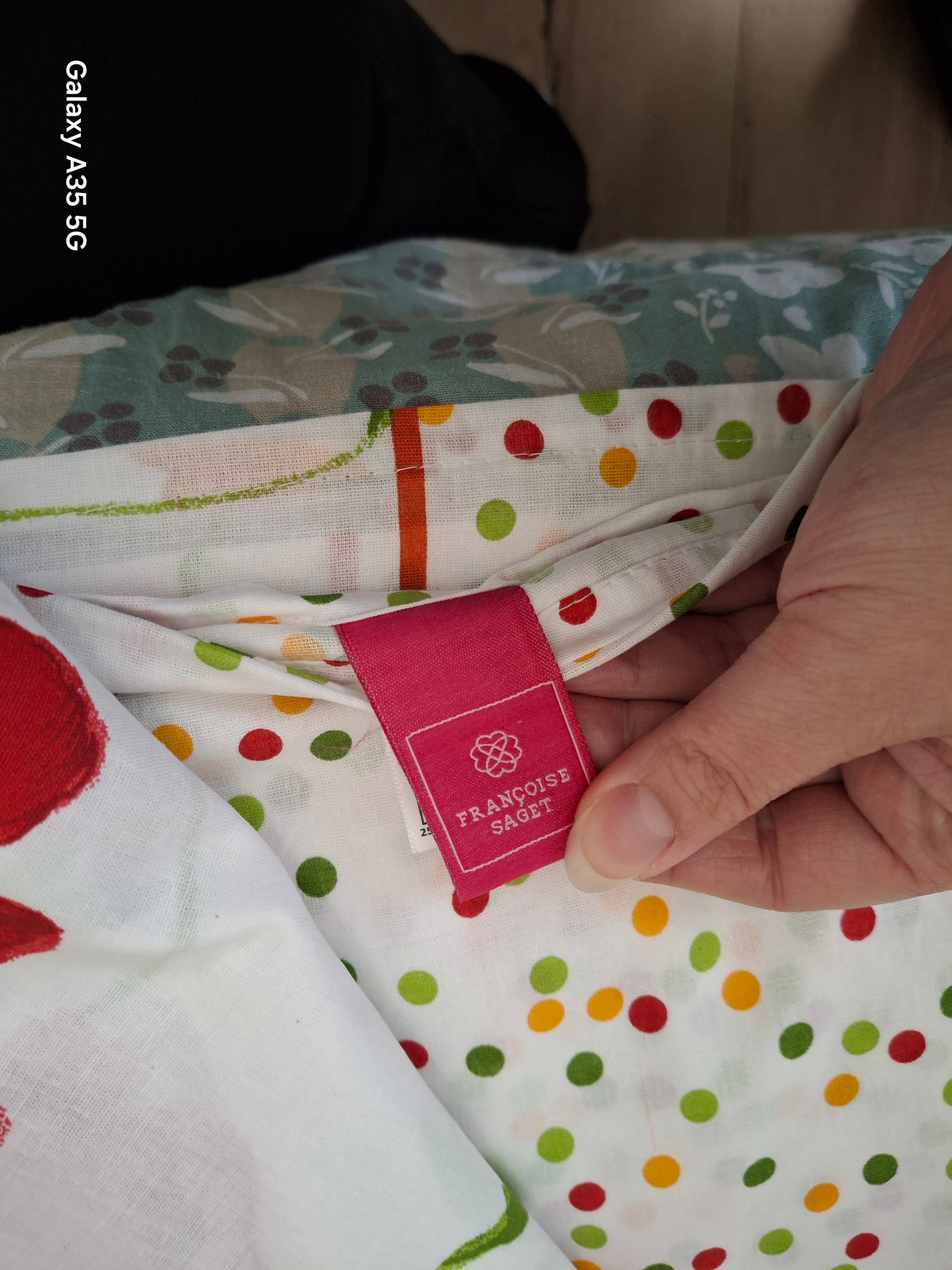 Drap plat floral