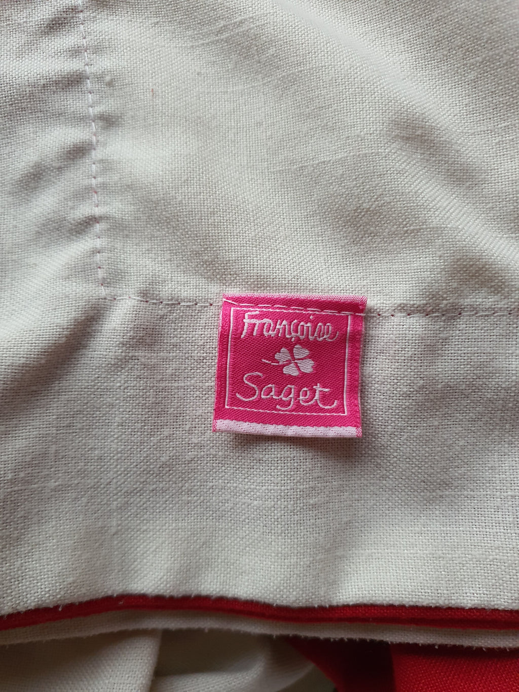 Nappe grande taille motif cœurs