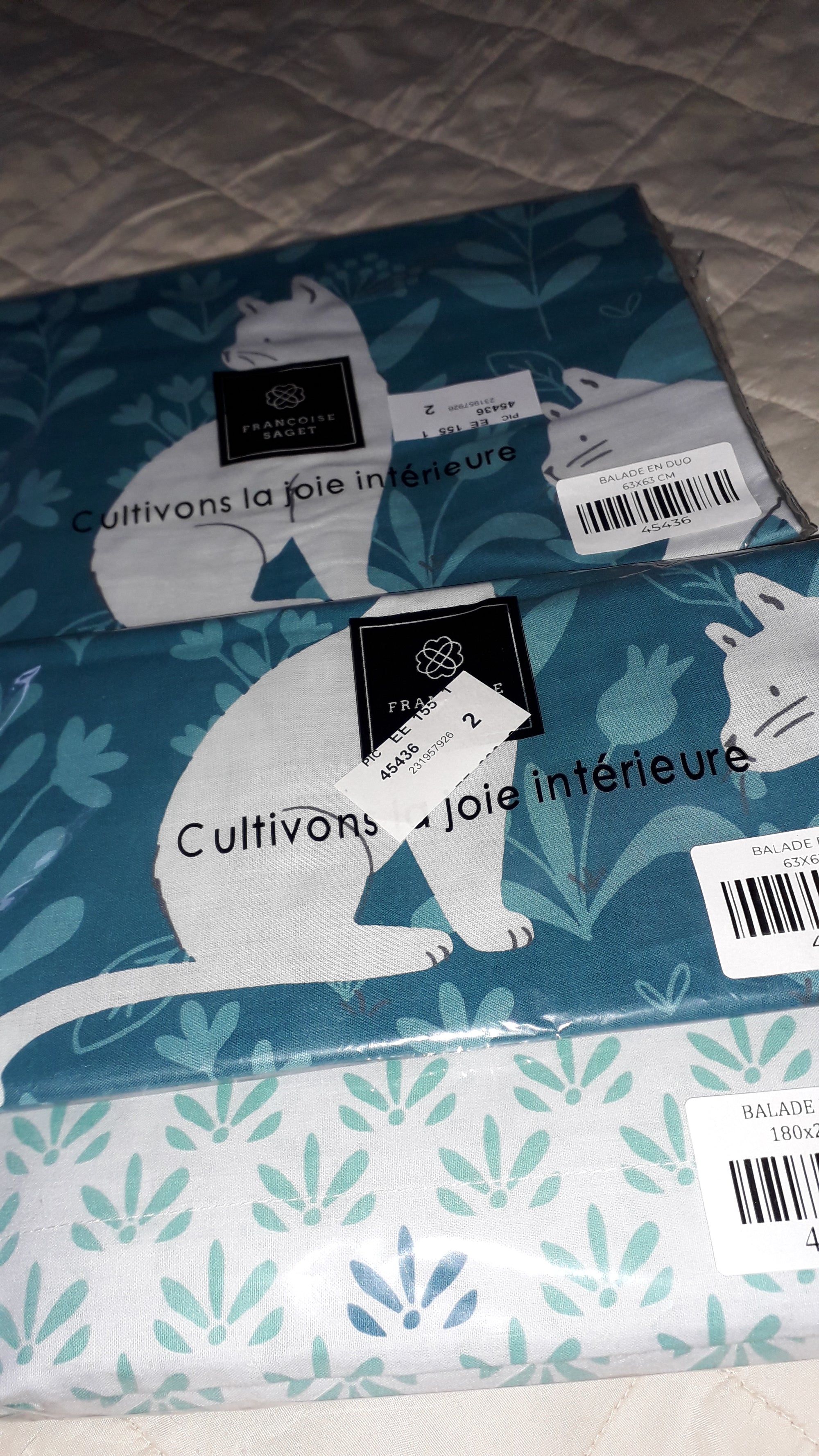 drap une personne + 2 taies oreiller