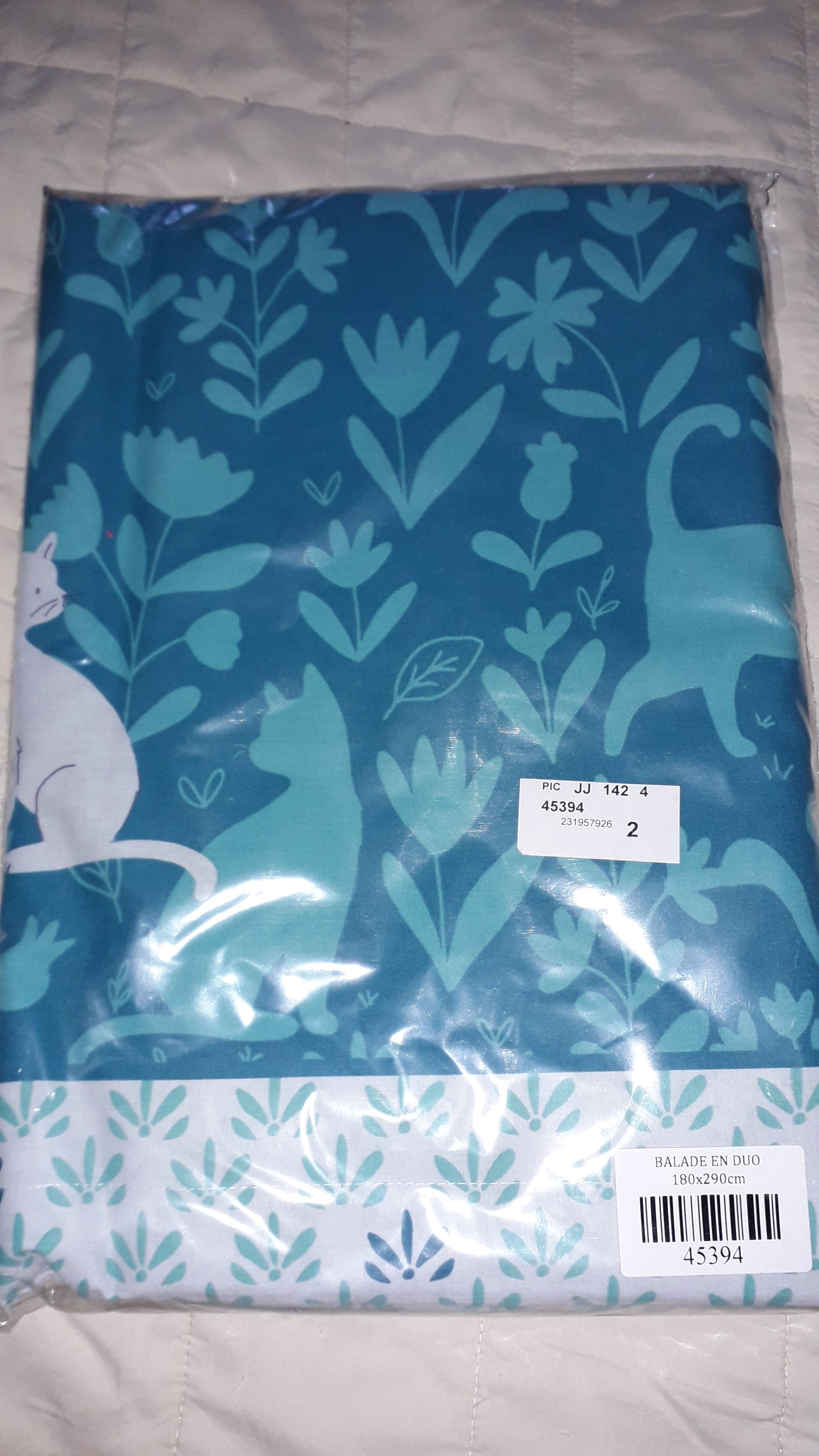 drap une personne + 2 taies oreiller