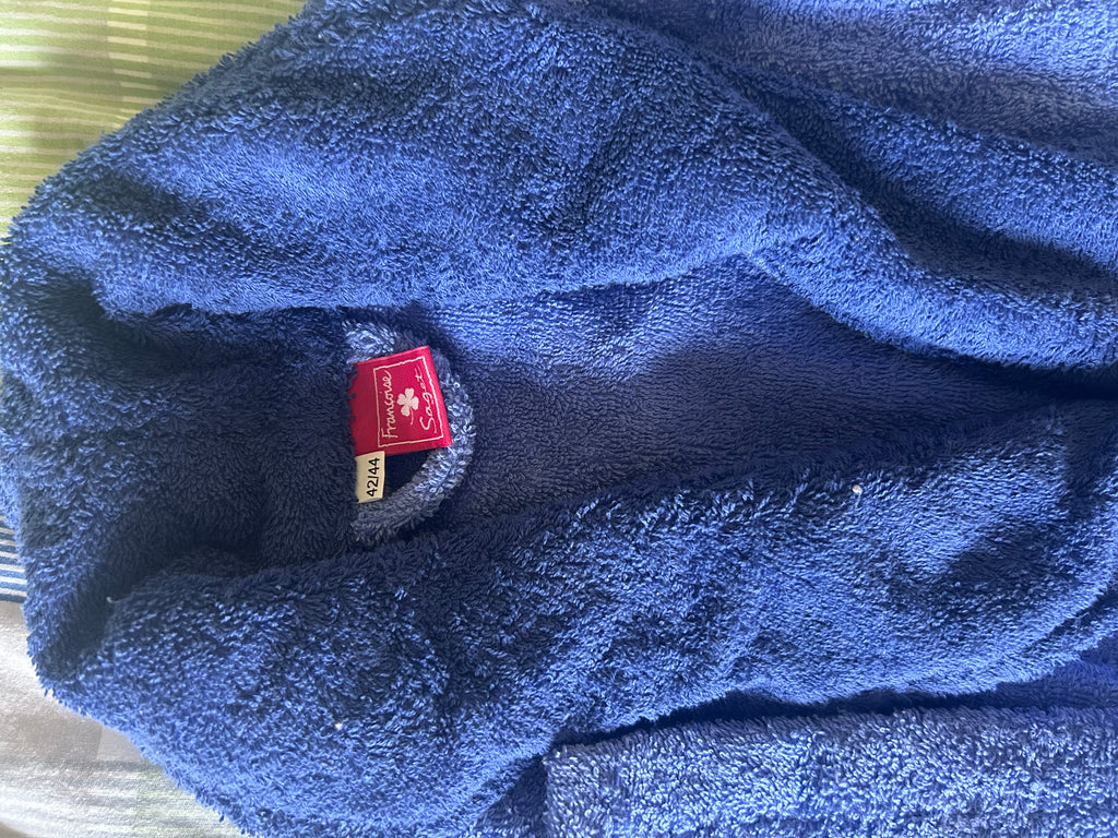 Peignoir éponge brodé