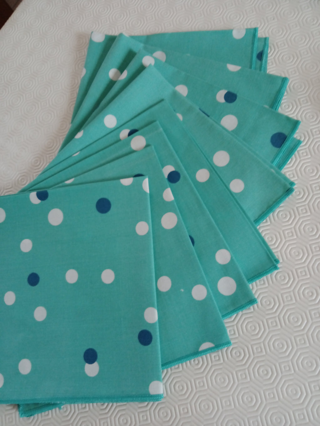 Lot 8 serviettes de table