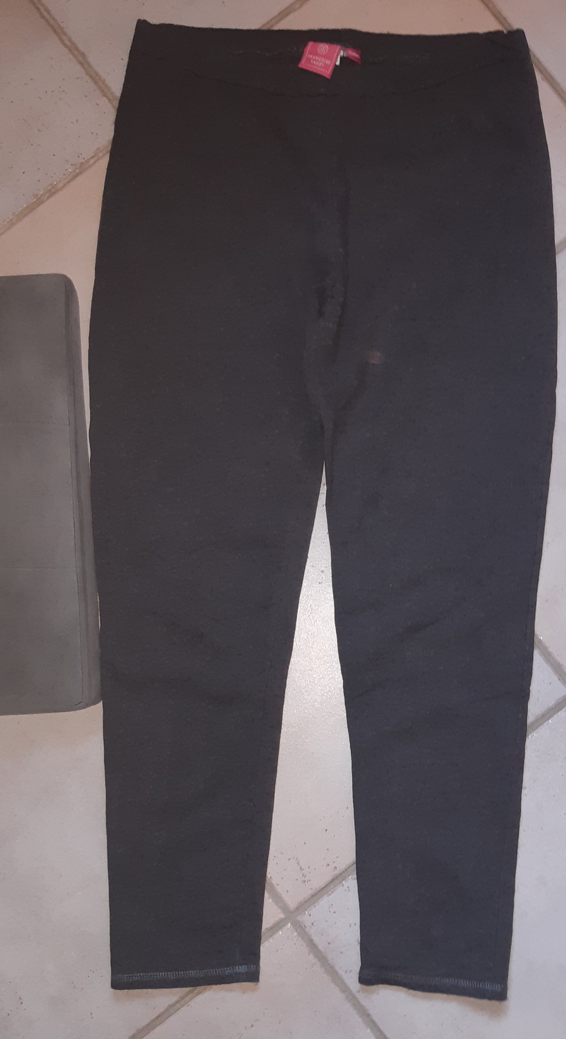 legging gris foncé taille basse