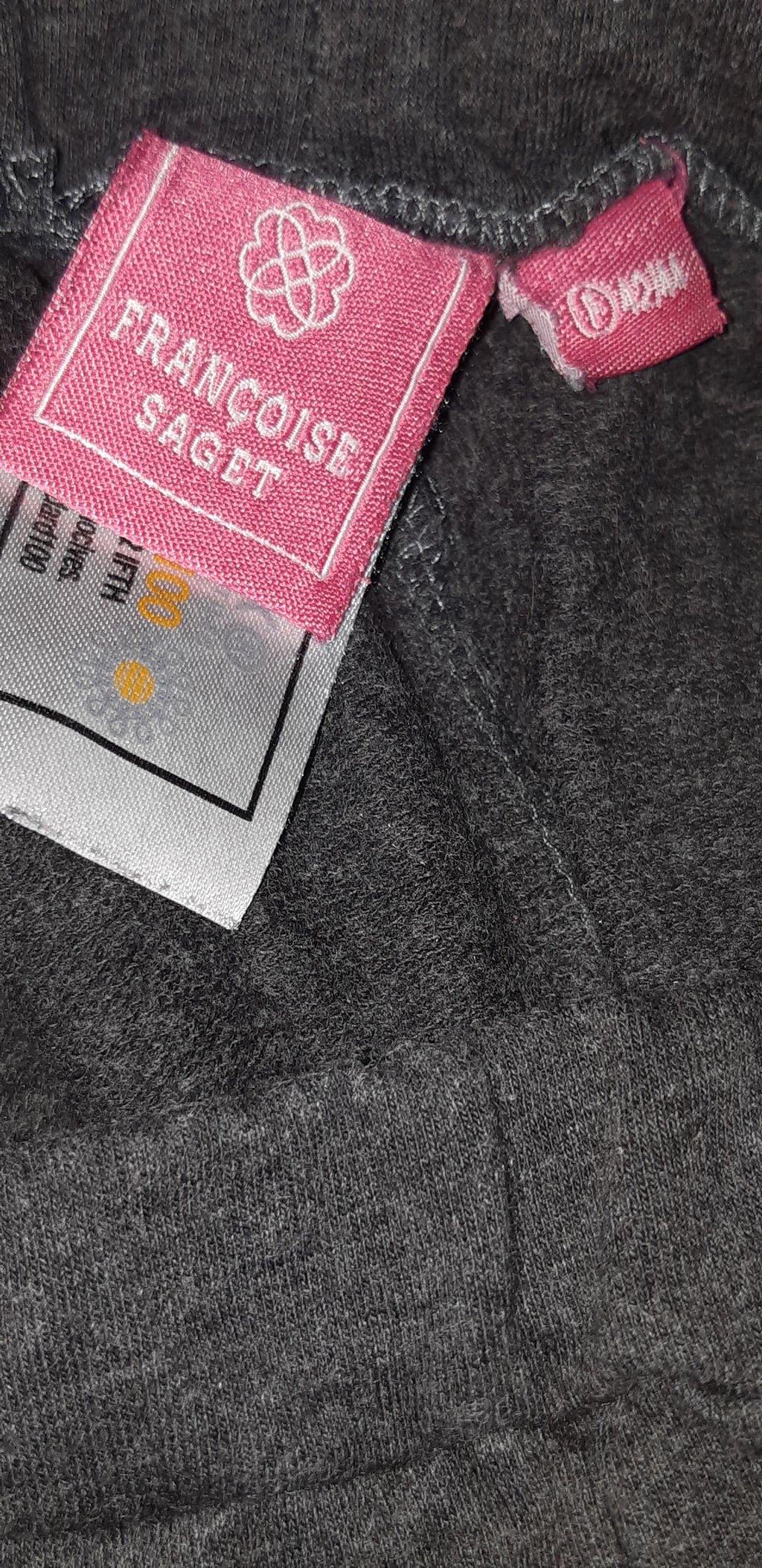 legging gris foncé taille basse