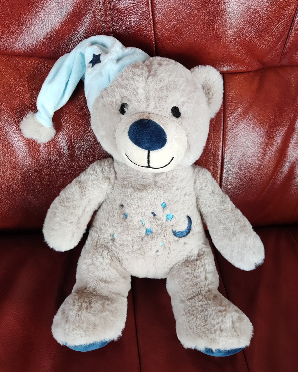 Ours en peluche + plaid assorti