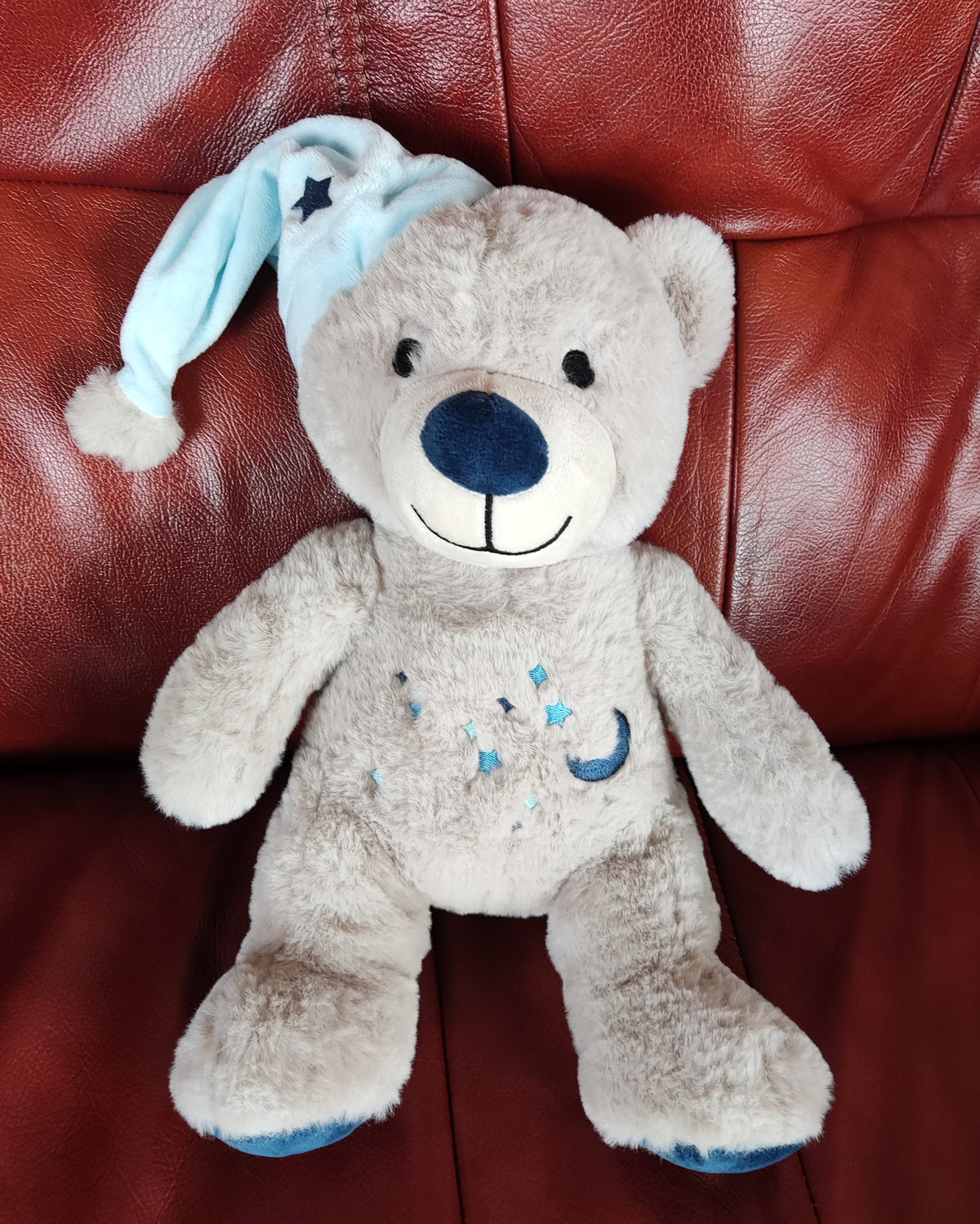 Ours en peluche + plaid assorti