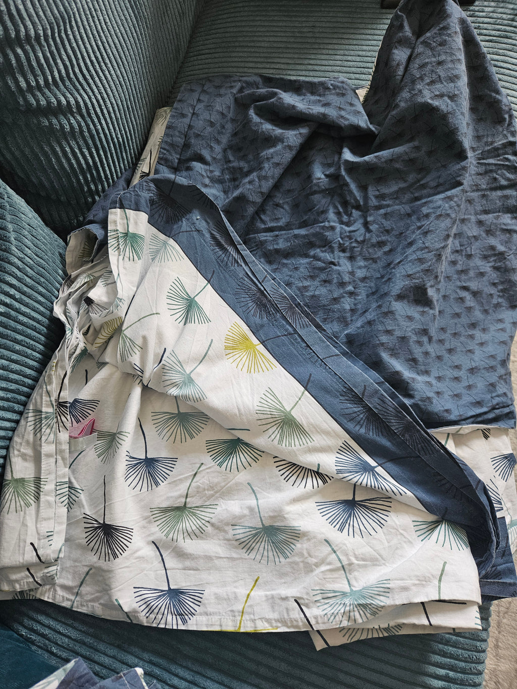 Parure Eclat de rire (drap plat+housse de couette+2 taies d'oreillers)