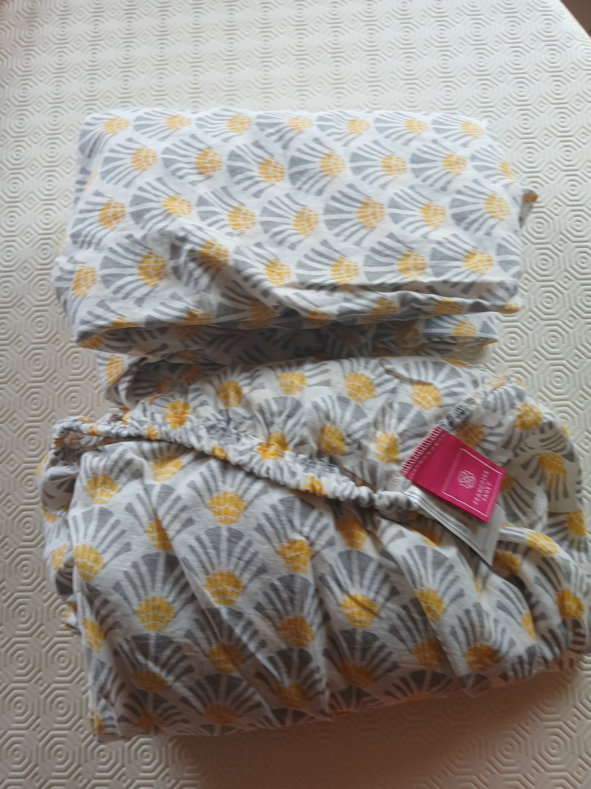 2 Draps housse 90x190 MELODIE