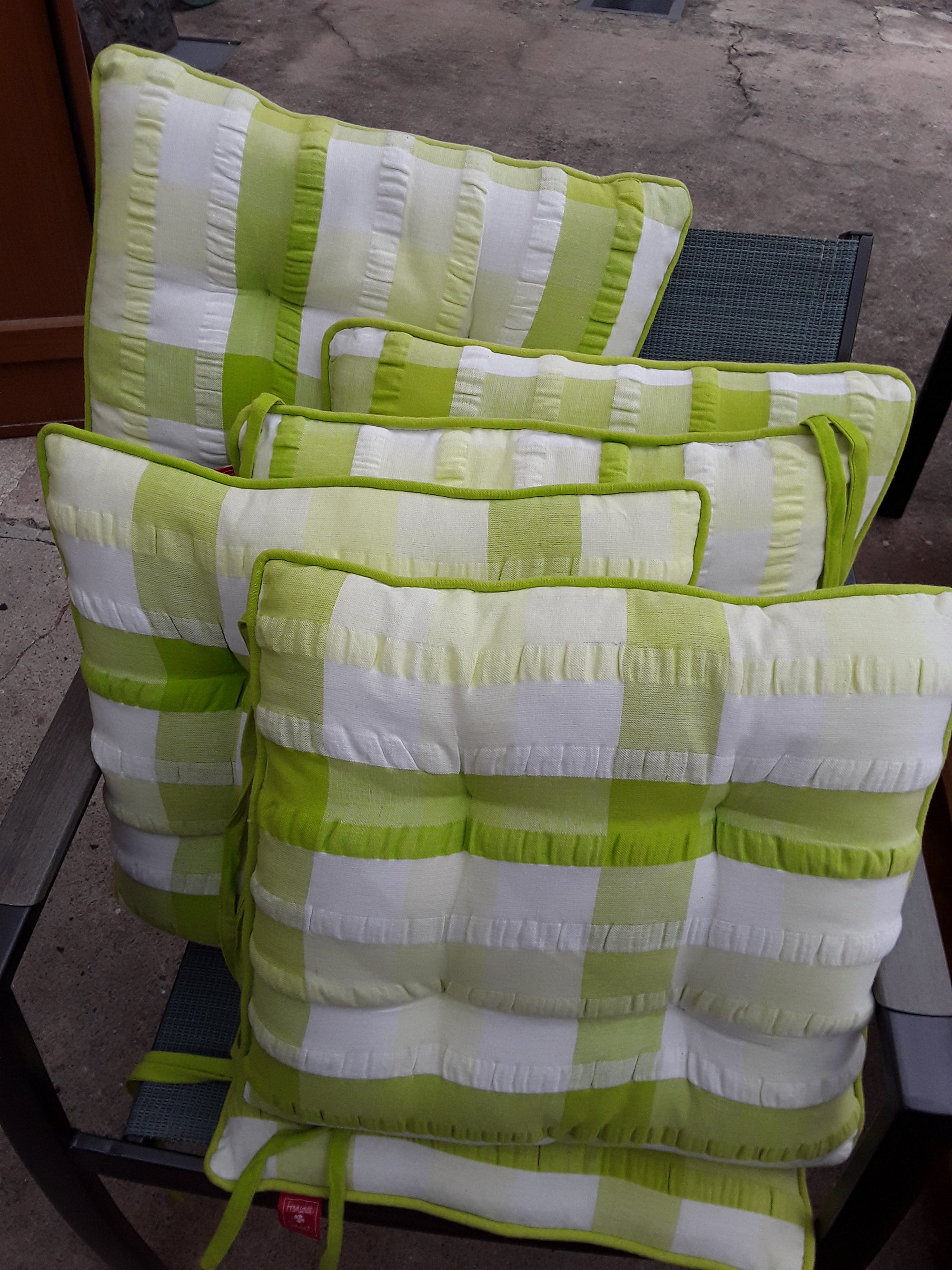 Lot de 2 coussins d'assises