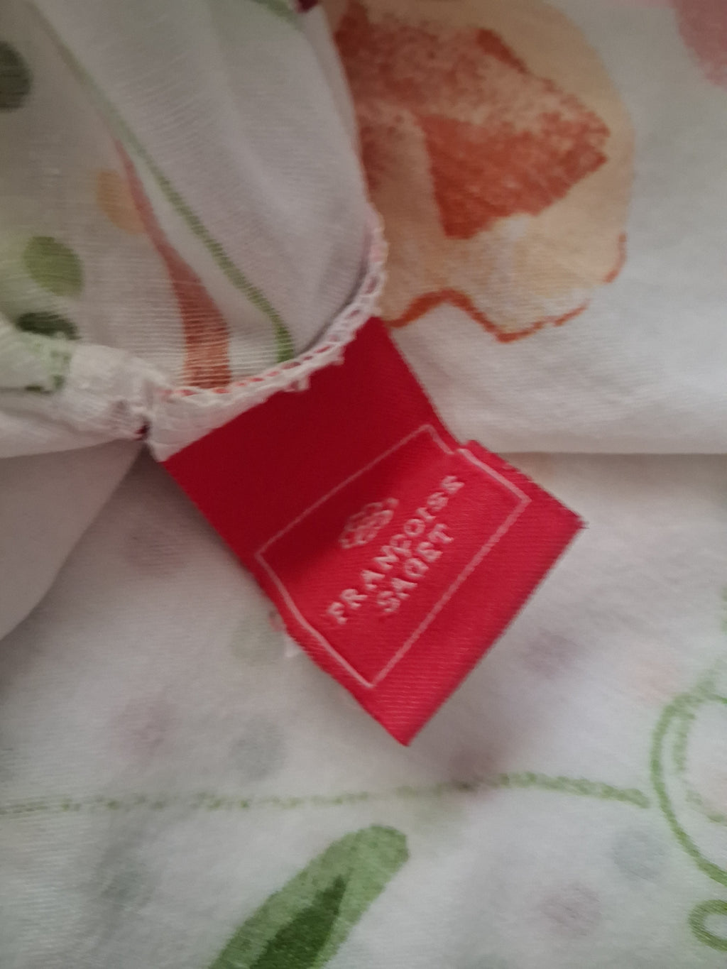 Housse de couette et taies motif floral
