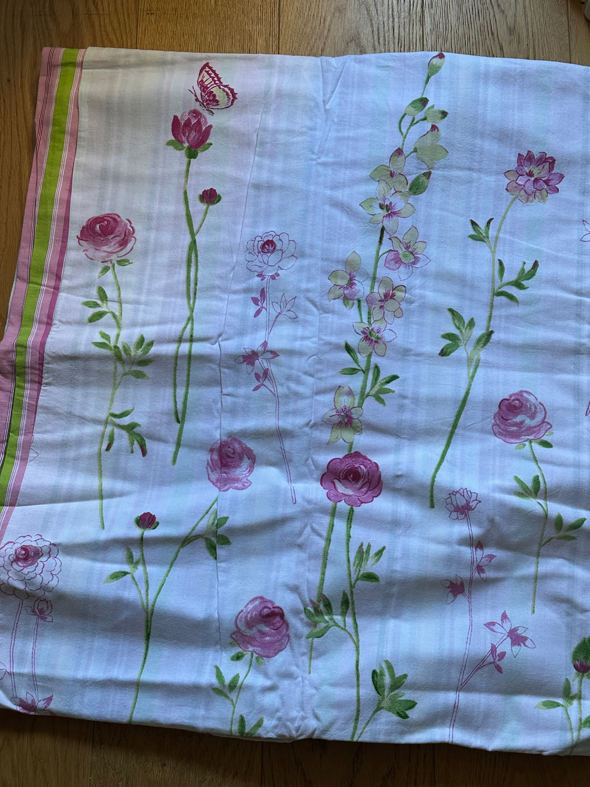 Housse de couette motif floral