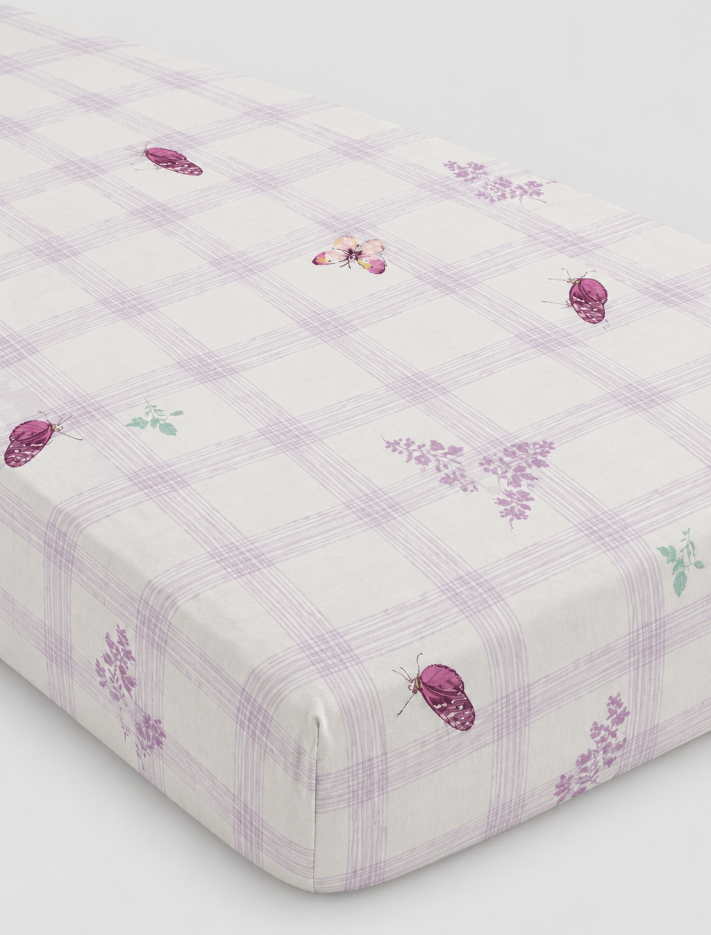 Draps housse papillon