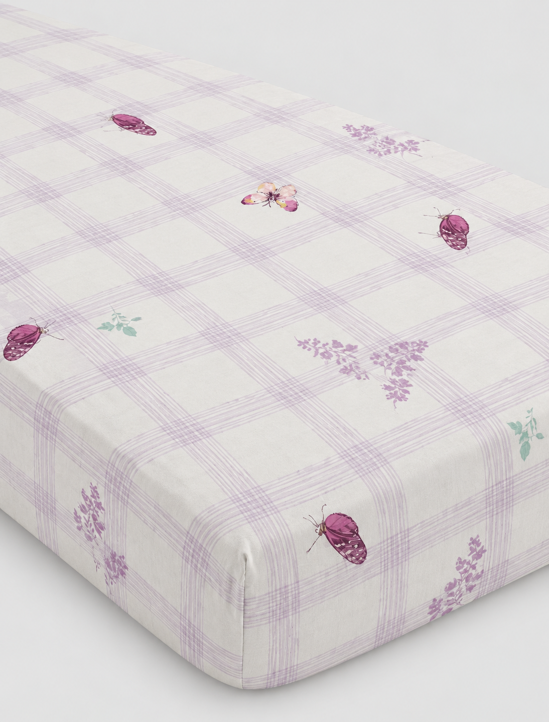 Draps housse papillon