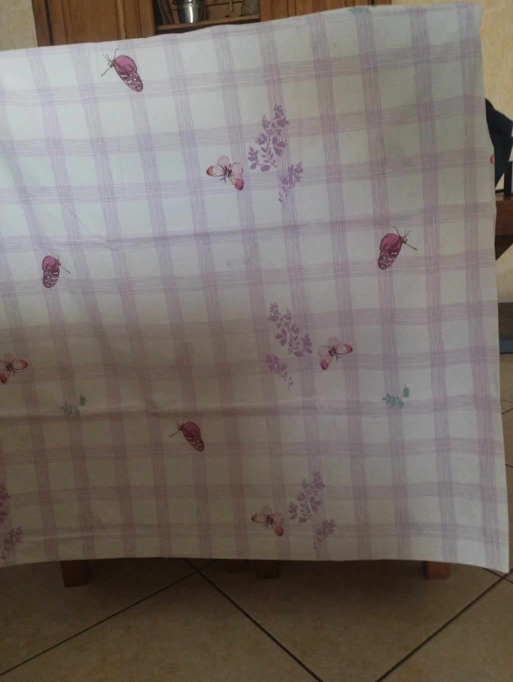 Draps housse papillon