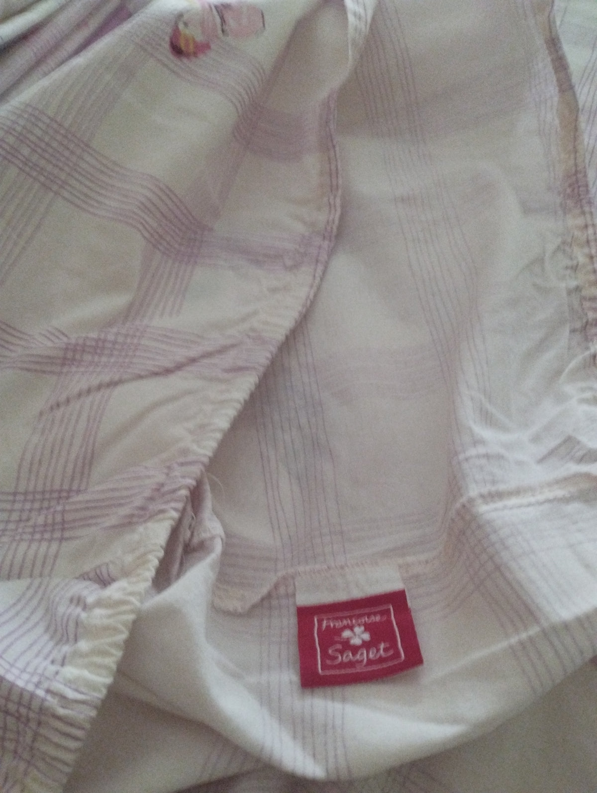Draps housse papillon