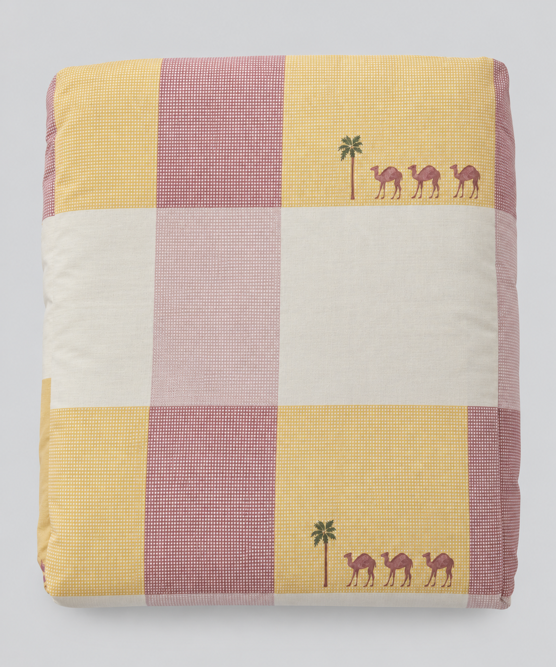 Housse de couette dromadaire 1 personne