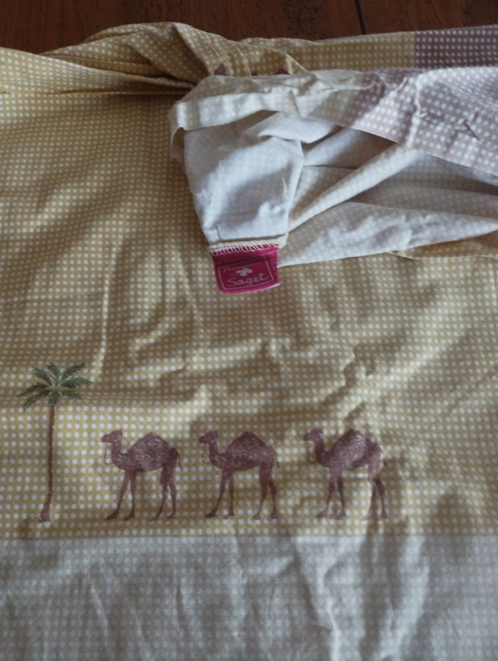 Housse de couette dromadaire 1 personne
