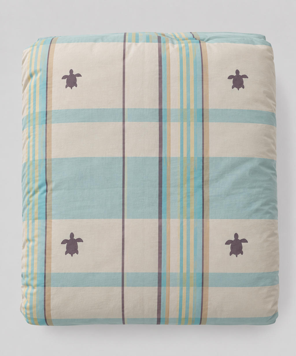 Housse de couette tortue 1 personne