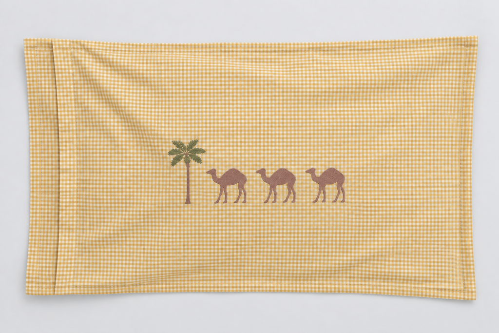 Taie d'oreiller dromadaire