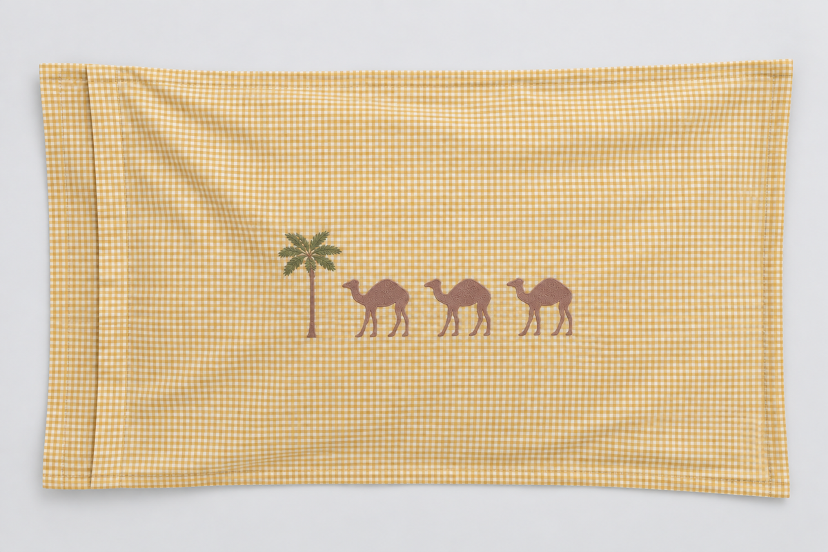 Taie d'oreiller dromadaire