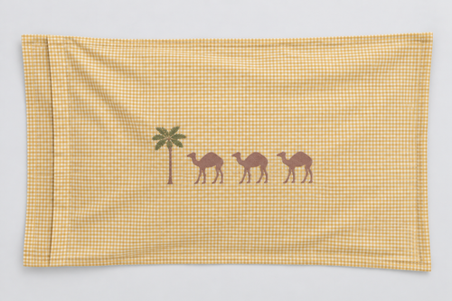 Taie d'oreiller dromadaire