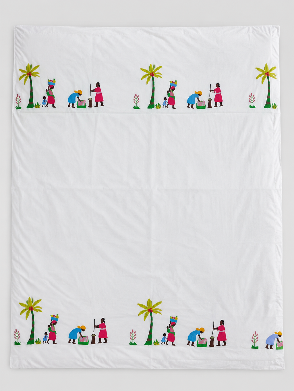 Housse de couette 1 personne paysage africain