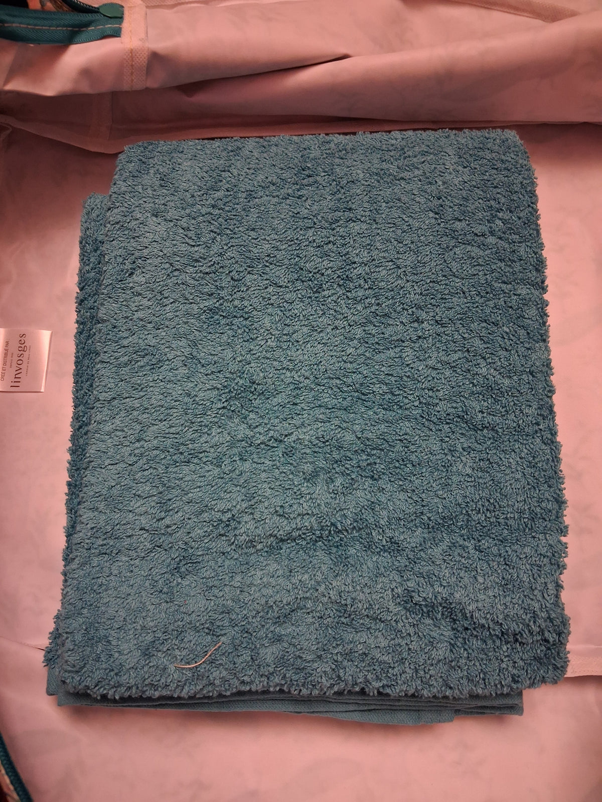 Drap de bain vert