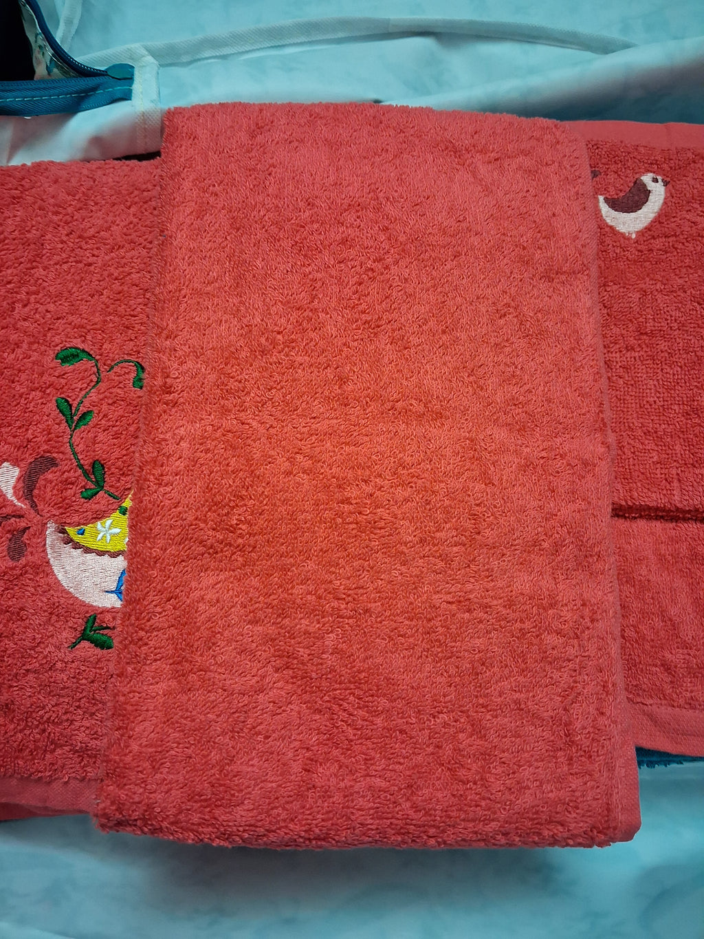 Serviette Jolie Datcha rouge