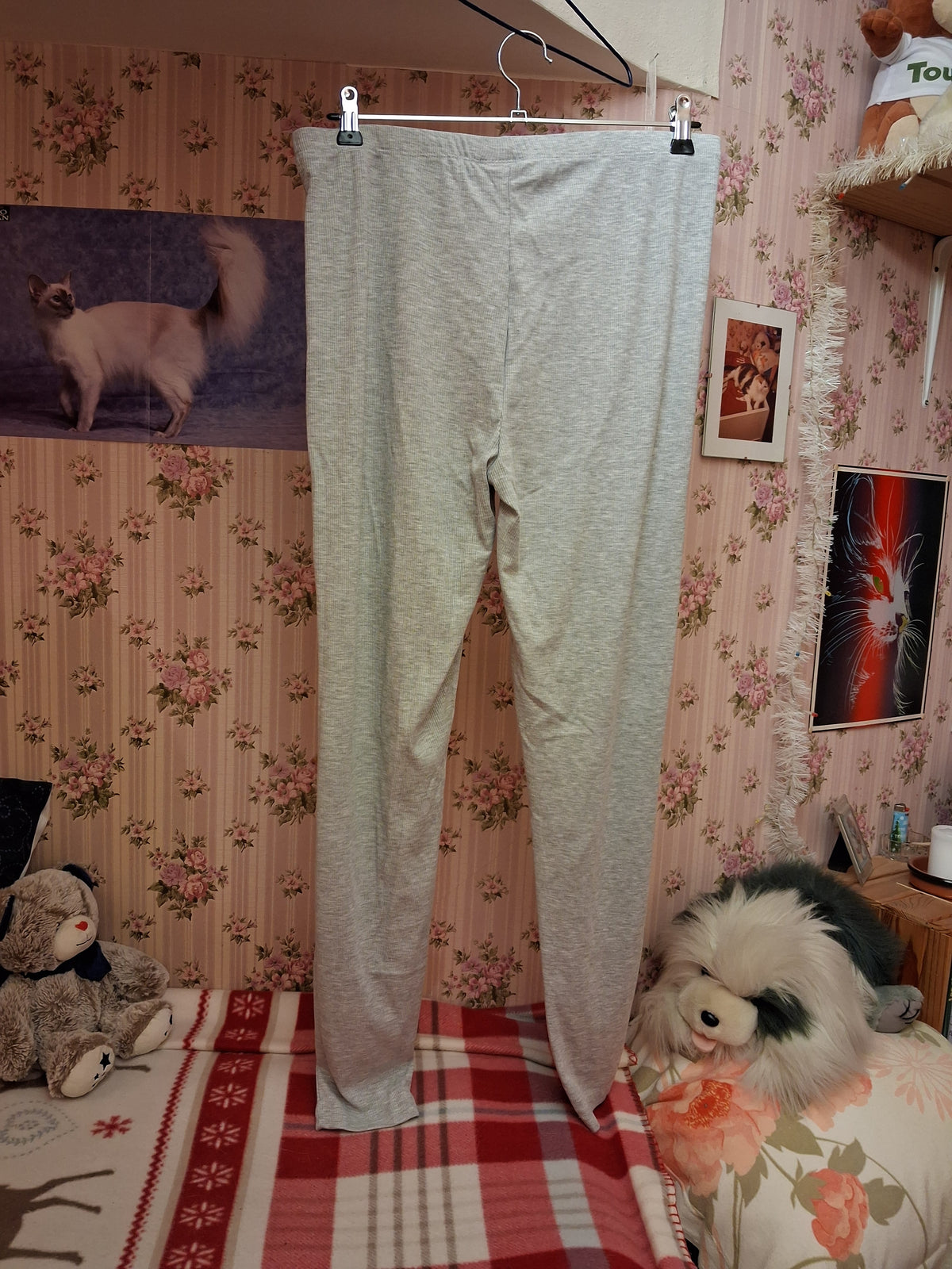 Legging d'intérieur gris clair