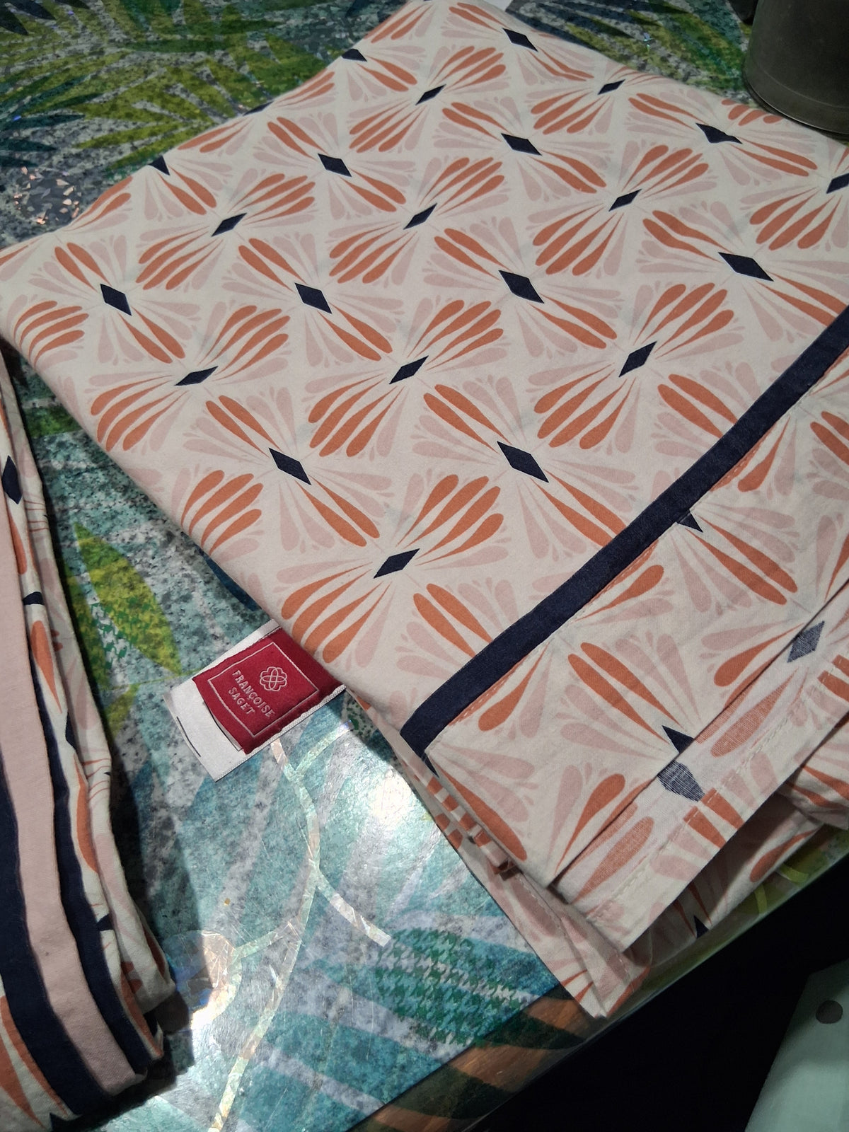 Housse de couette c+drap de dessus