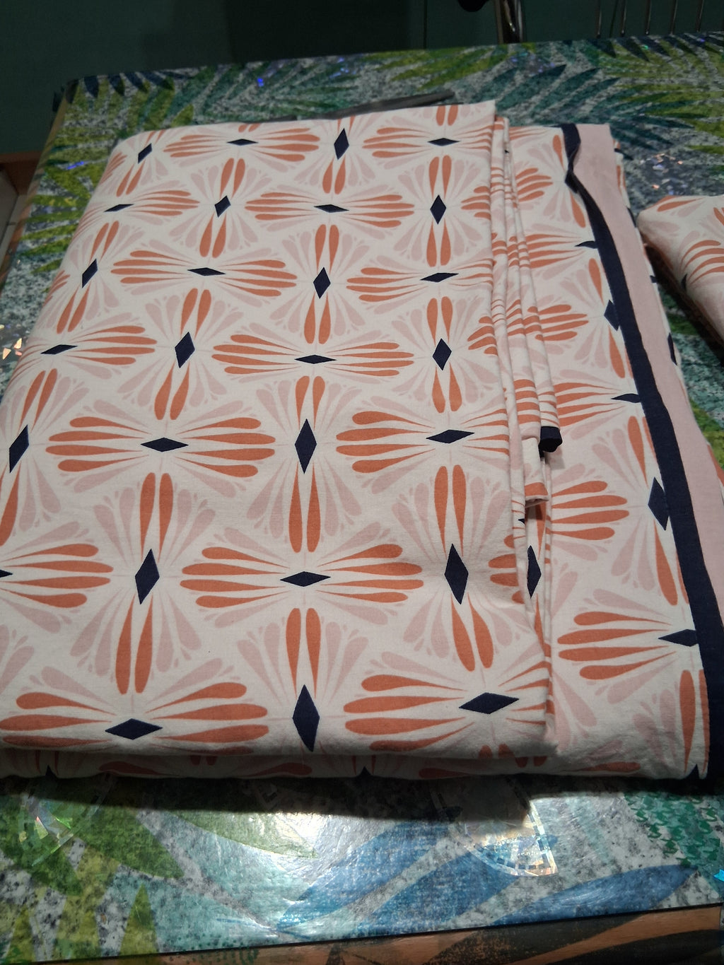 Housse de couette c+drap de dessus