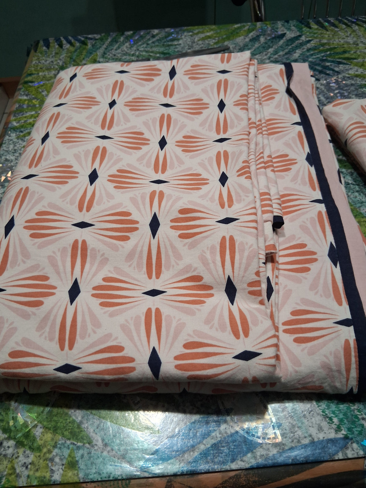 Housse de couette c+drap de dessus